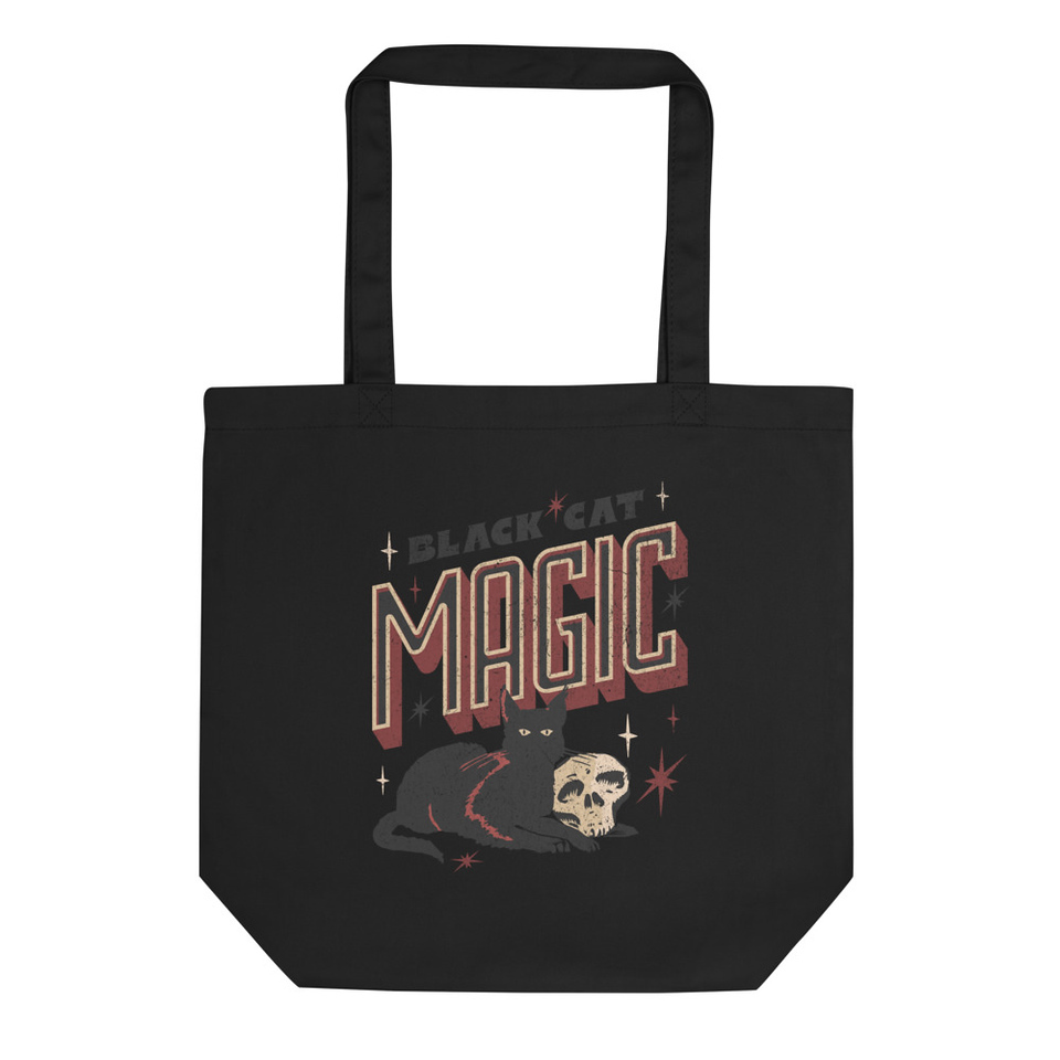 Black Cat Magic Eco Tote Bag