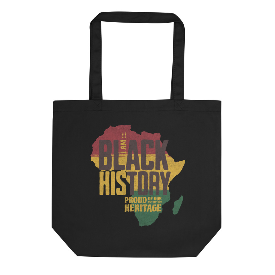 Black History - Heritage Map Eco Tote Bag