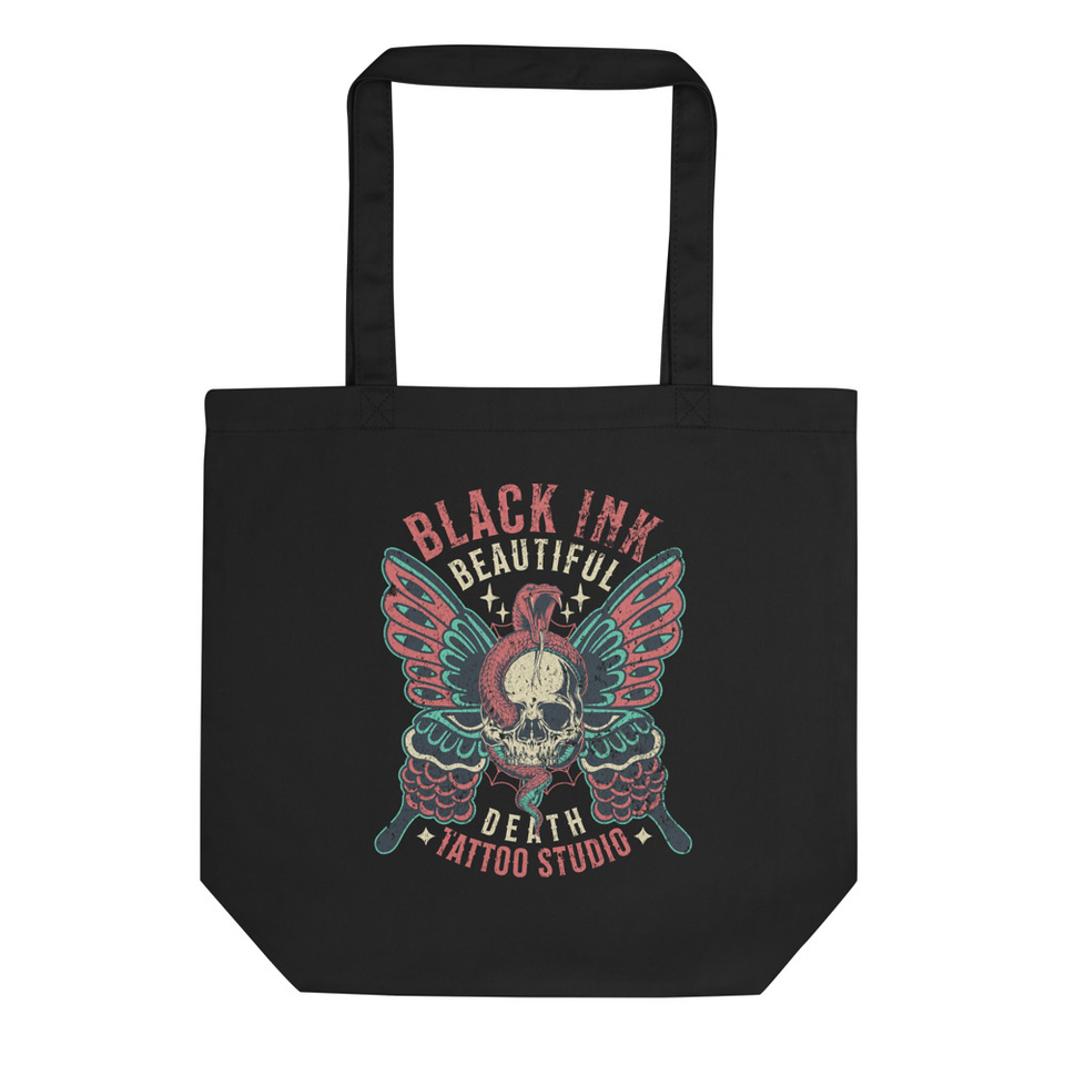 BLACK INK TATTOO Eco Tote Bag