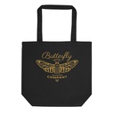 Blue Butterfly - Minimal Eco Tote Bag