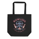 Bowling Derby Champs - Grunge Skull Eco Tote Bag