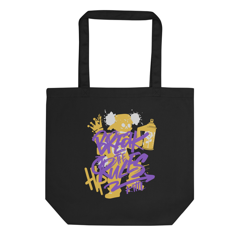 Break the Rules Graffiti - Spray Paint Eco Tote Bag