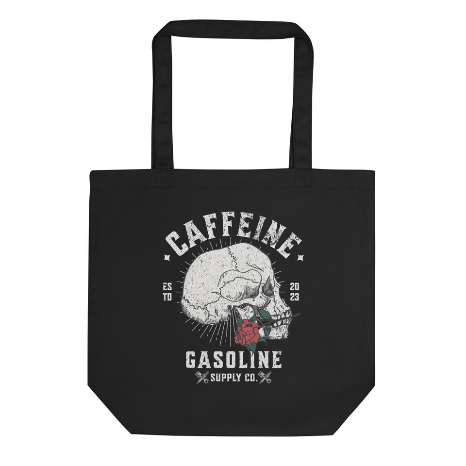 CAFFEINE GASOLINE Eco Tote Bag