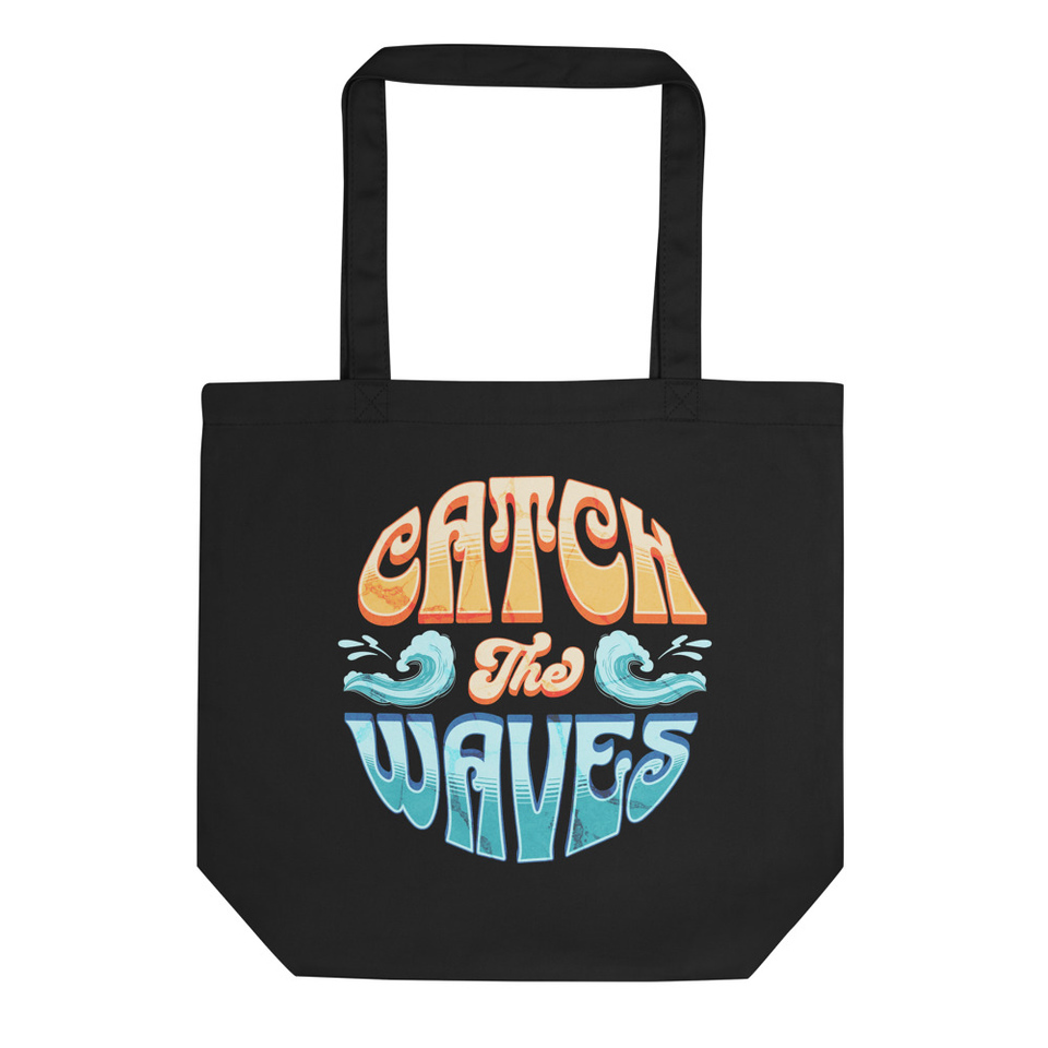 Catch the Waves - Beach Vibe Eco Tote Bag