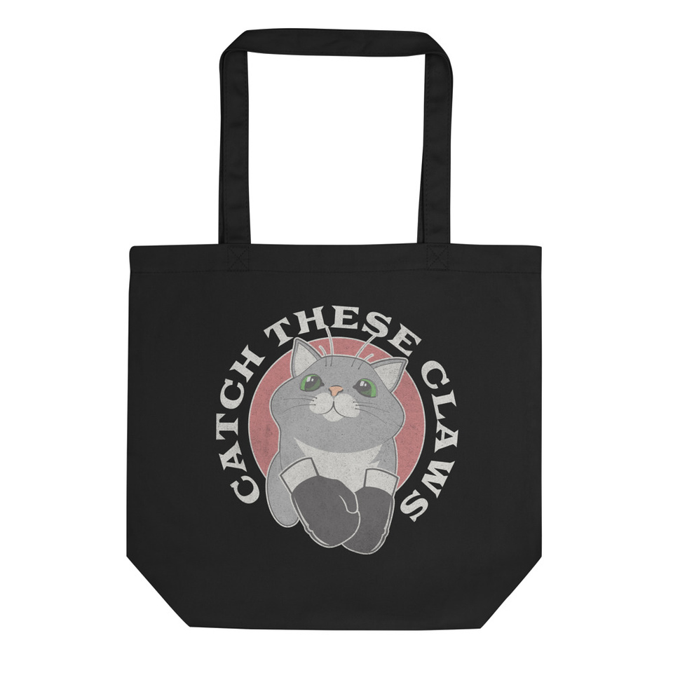 Catch These Claws - Cute Cat Eco Tote Bag