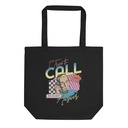 Classic Retro Illustrative Portrait Men Calling Eco Tote Bag
