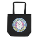 Colorful Fun Retro Style Badge Eco Tote Bag