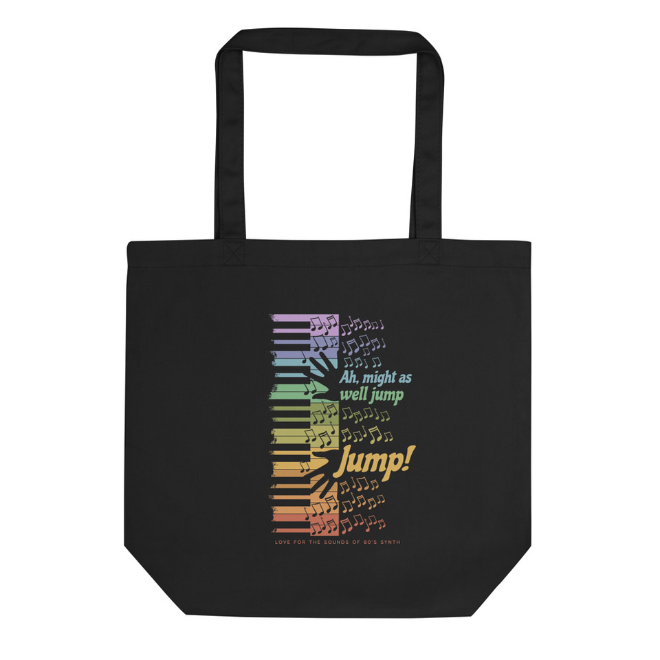 Colorful Retro Keyboard Eco Tote Bag