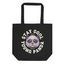 Cool Panda with Sunglasses -  Eco Tote Bag