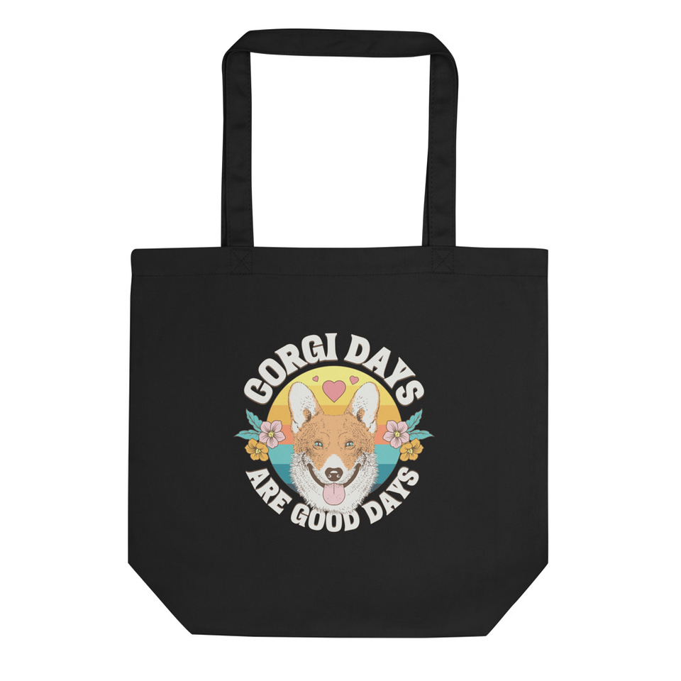 Corgi Days - Funny Animal Eco Tote Bag