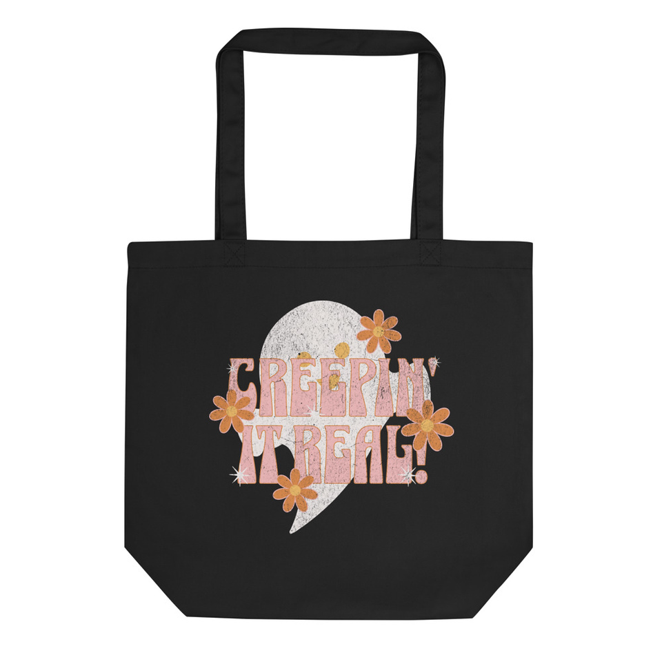 Creepin' It Real - Halloween Eco Tote Bag