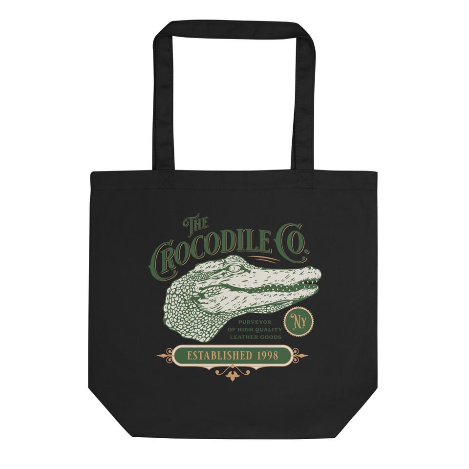 Crocodile Co. - Wild Animal Eco Tote Bag
