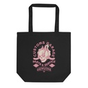Customs Garage - Flaming Skull Eco Tote Bag