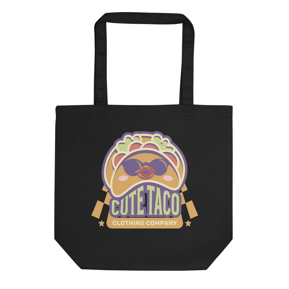 Cute Taco - Colorful Mexican Tortilla Eco Tote Bag