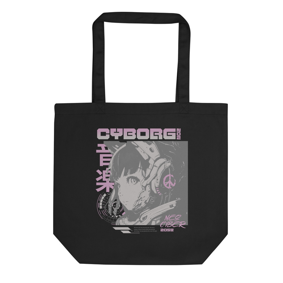 Cyborg - Y2k Style Eco Tote Bag