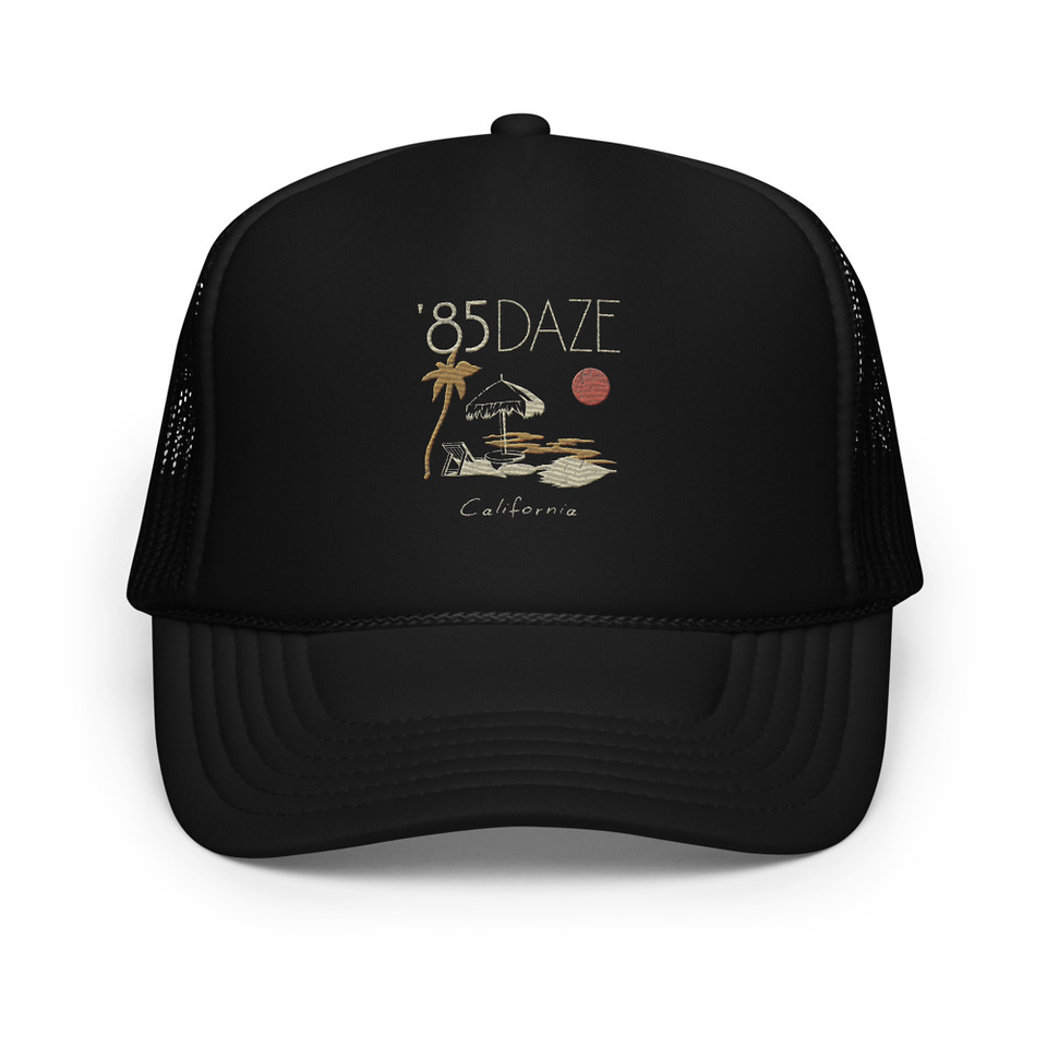 '85 Daze California Foam Trucker Hat