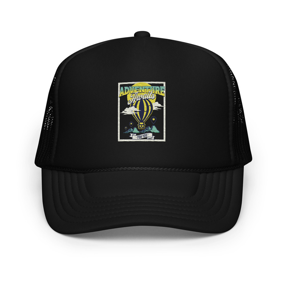 Adventure Awaits Foam Trucker Hat