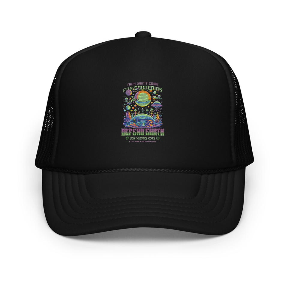 Alien Invasion Foam Trucker Hat