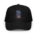 American Biker for Life Foam Trucker Hat