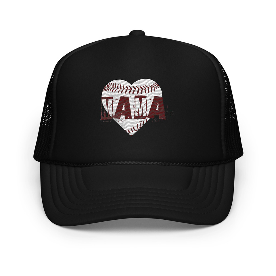 Baseball MAMA Foam Trucker Hat