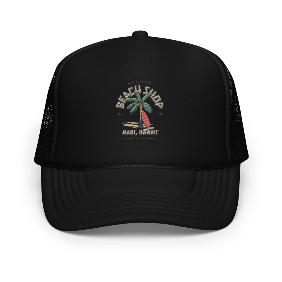 Beach Shop Foam Trucker Hat