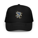 Best Fishing Dad - Typography Foam Trucker Hat