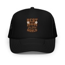 Best Mom in the World - Flowers Foam Trucker Hat