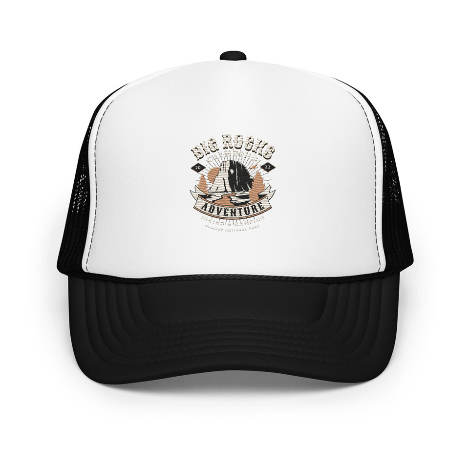 Big Rocks Climbing - Outdoor Adventure Foam Trucker Hat