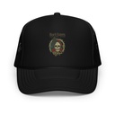 Black Raven Tattoo - Skull & Thorns Foam Trucker Hat