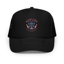 Bowling Derby Champs - Grunge Skull Foam Trucker Hat