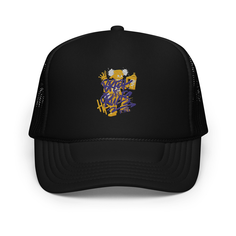 Break the Rules Graffiti - Spray Paint Foam Trucker Hat