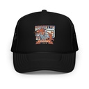Brooklyn Basketball Team - Athletic Sports Foam Trucker Hat