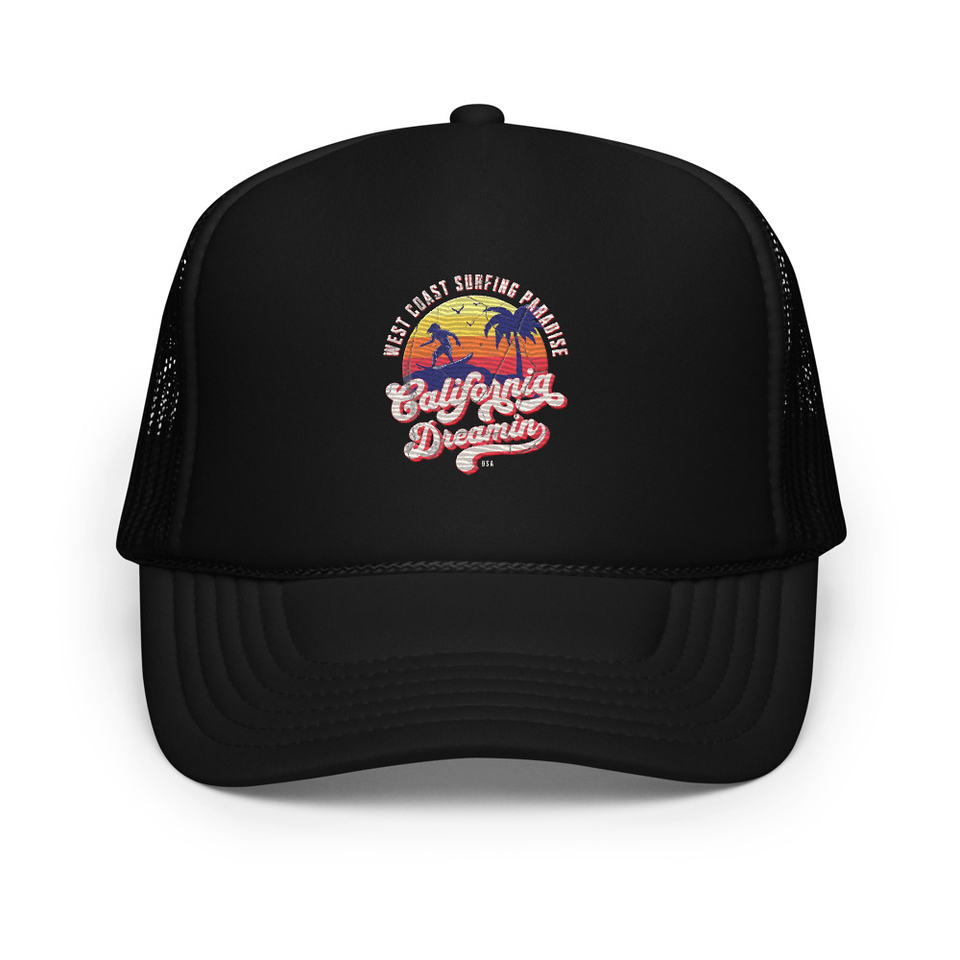 California Dreamin - Beach & Surf Foam Trucker Hat