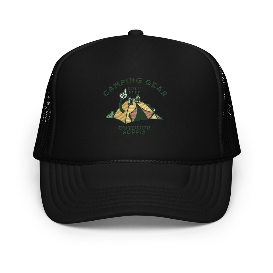 Camping Gear Foam Trucker Hat