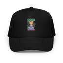 Cat Yoga - Cute Meditation Foam Trucker Hat