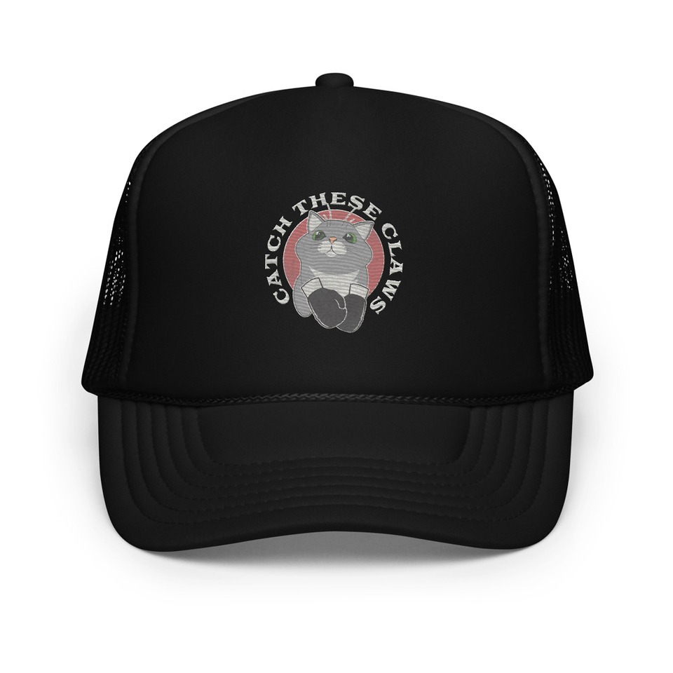 Catch These Claws - Cute Cat Foam Trucker Hat