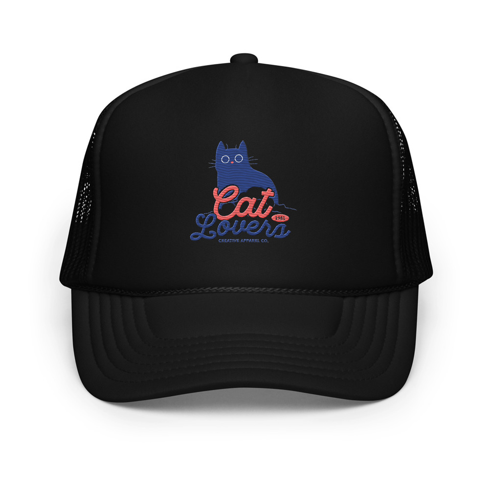 Cats Lovers Foam Trucker Hat