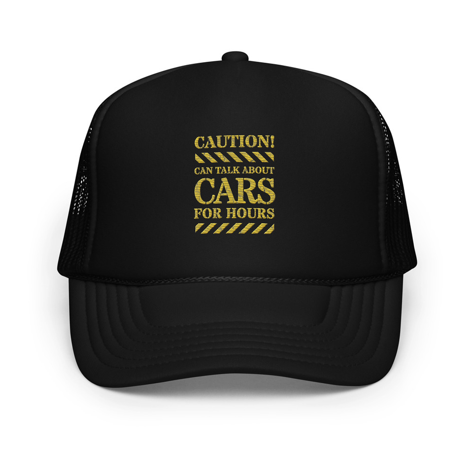 Caution Signs - Yellow Traffic Sign Foam Trucker Hat