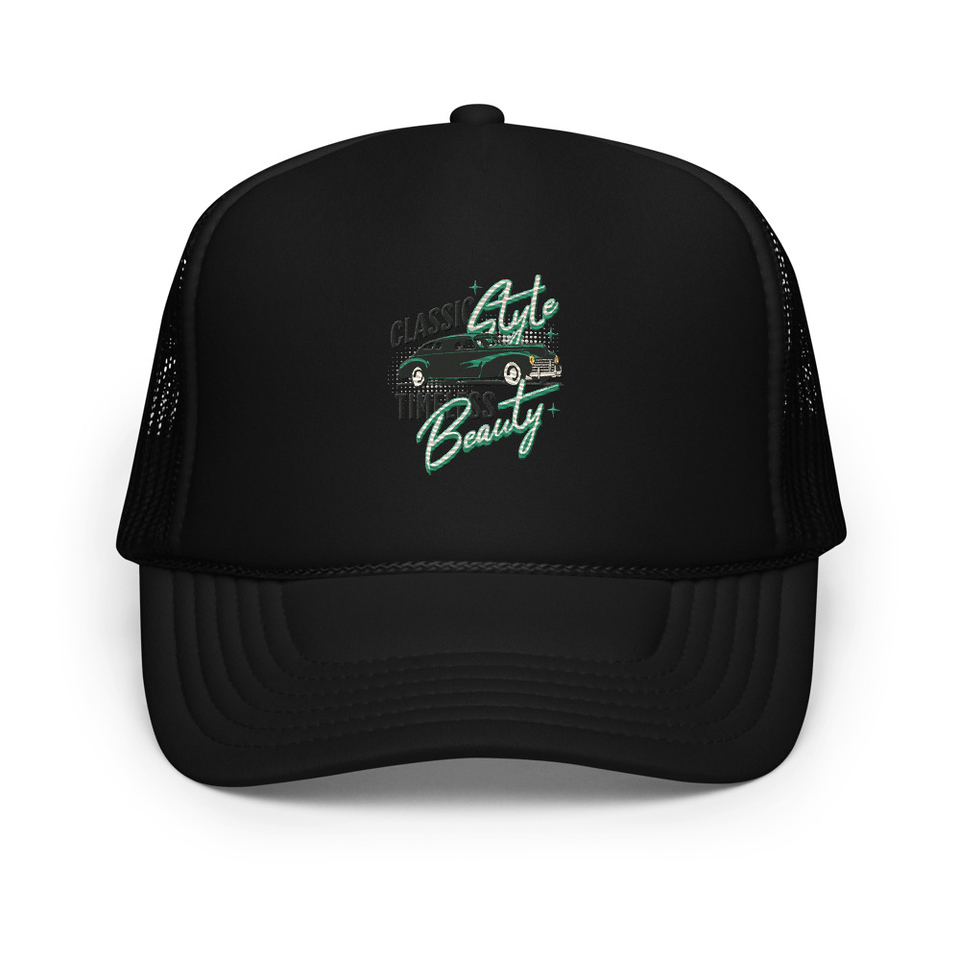 Classic Style Timeless Beauty Foam Trucker Hat
