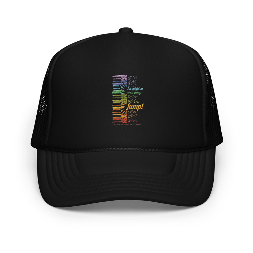 Colorful Retro Keyboard Foam Trucker Hat