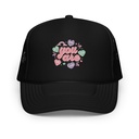 Colorful Self Love Affirmation - Heart Foam Trucker Hat