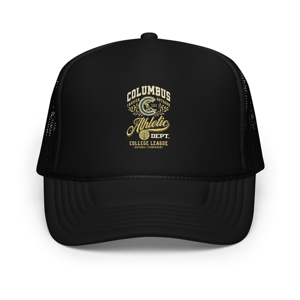 Columbus Athletic Foam Trucker Hat