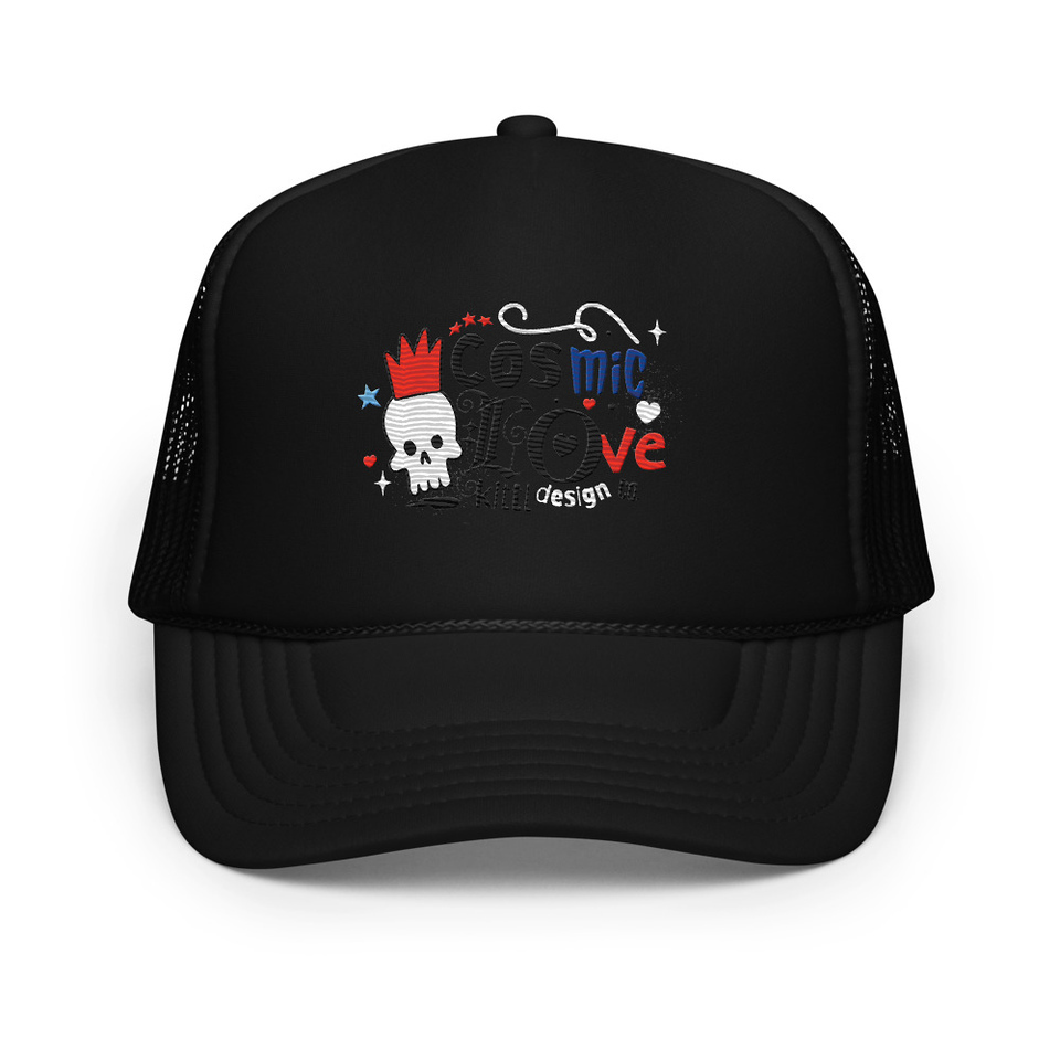 Cosmic Love Foam Trucker Hat