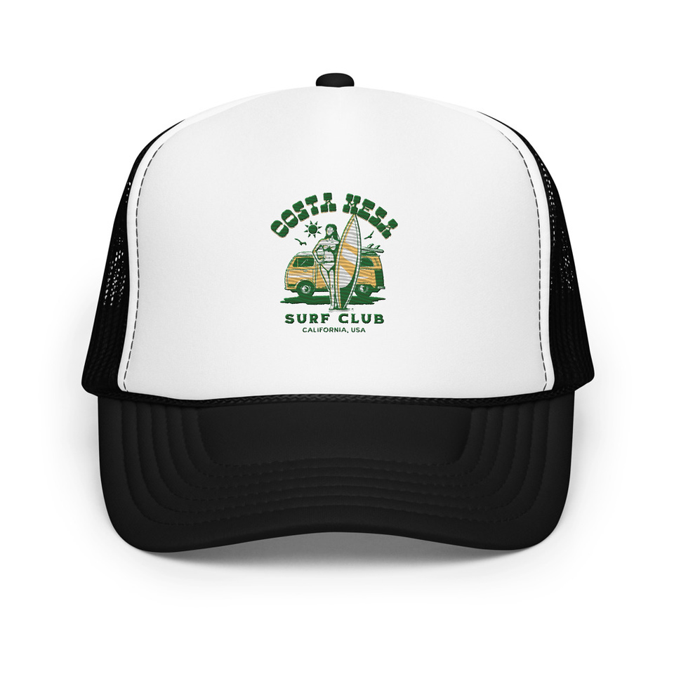 Costa Mesa Surf Club - Campervan Foam Trucker Hat