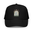 Cottagecore Frog Botanical Foam Trucker Hat