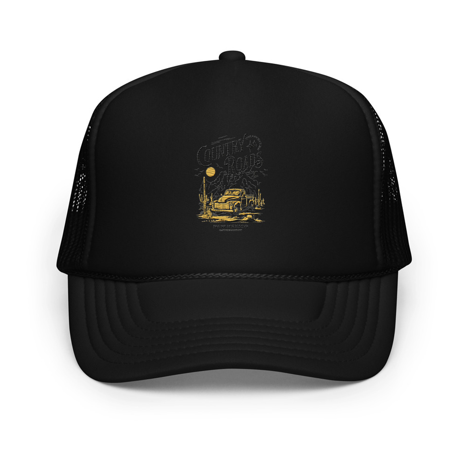 Country Roads - Wild West Foam Trucker Hat