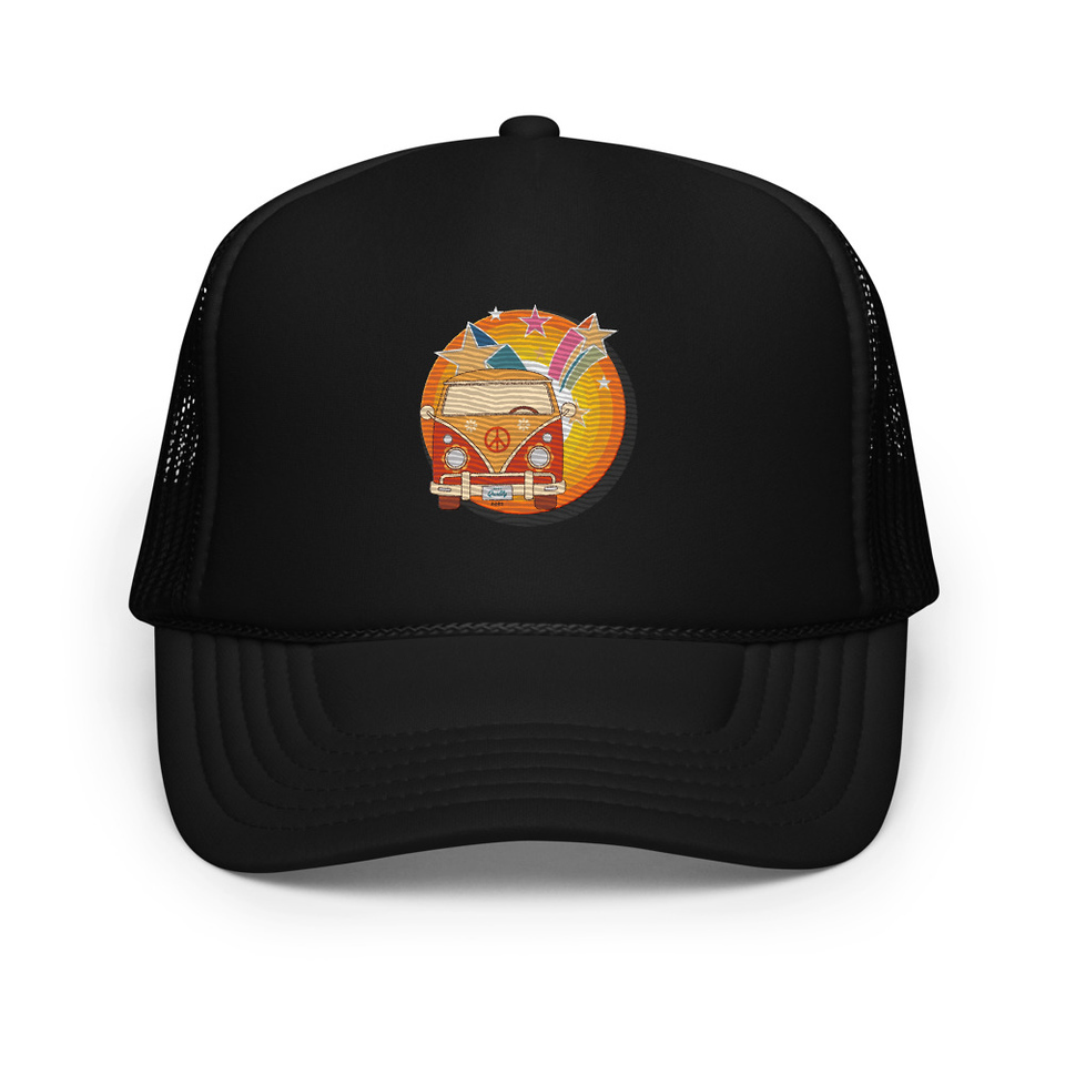 Crafted in Kittl Foam Trucker Hat