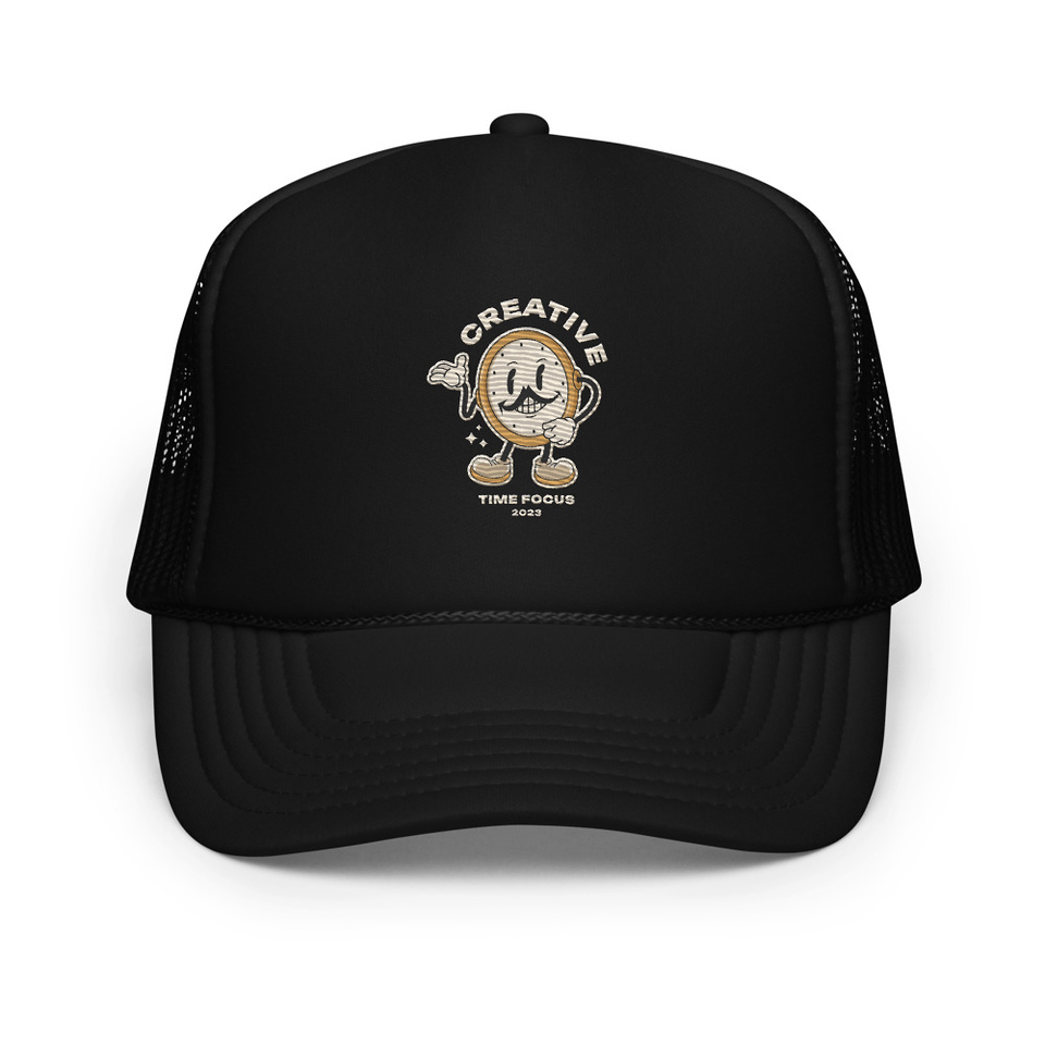 Creative Time Foam Trucker Hat