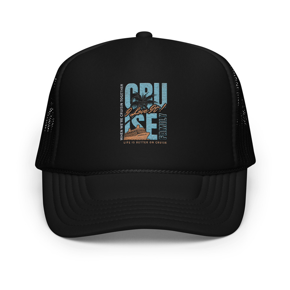 Cruise Ship Foam Trucker Hat