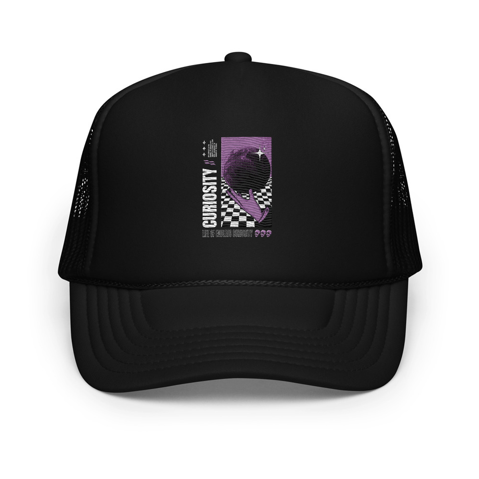 Curiosity Streetwear Foam Trucker Hat